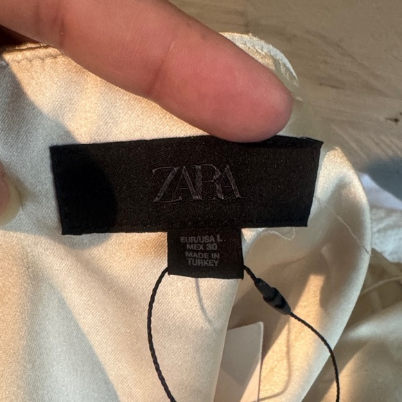 Zara strapless dress made of soft fabric - Picture 2 of 8